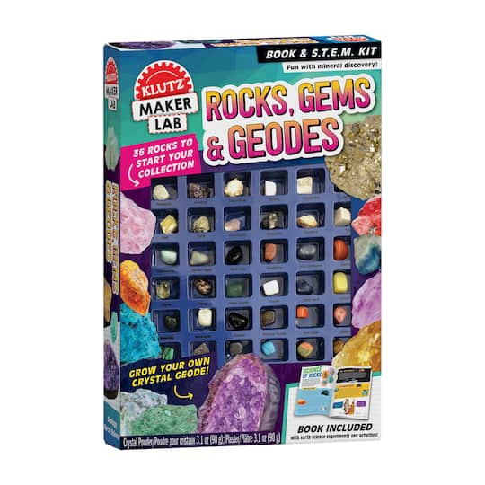Klutz® Maker Lab: Rocks, Gems & Geodes